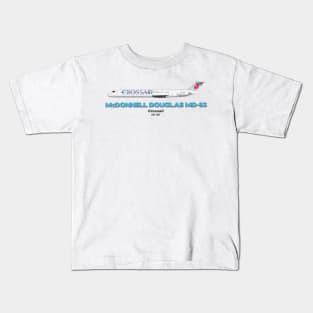 McDonnell Douglas MD-83 - Crossair Kids T-Shirt